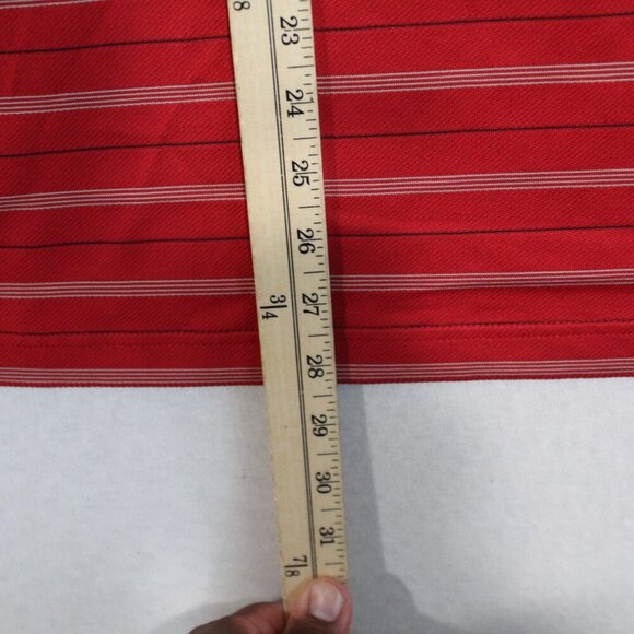 Roundtree & Yorke Men red Striped Polo Shirt Golf Size XL - Picture 4 of 7